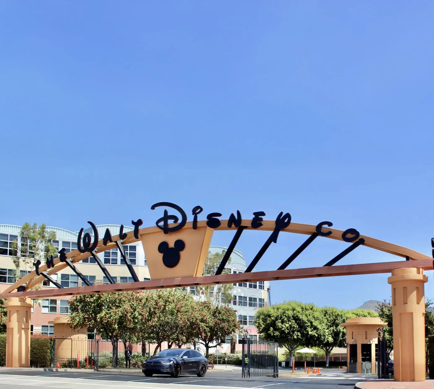 The Walt Disney Studios gate in Burbank